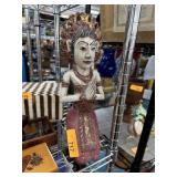 INDONESIAN WOOD SCULPTURE / DECOR