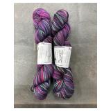 2 SKEINS YARN SILK MERINO BLEND CHERRY TREE HILL