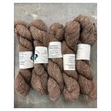 5 SKEINS YARN BLUEBONNET HILLS ALPACA $17 EACH