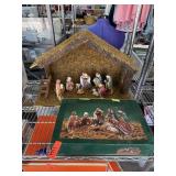 LARGE NATIVITY SET W BOX