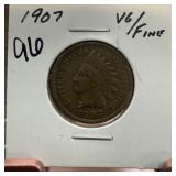 1907 INDIAN HEAD PENNY CENT