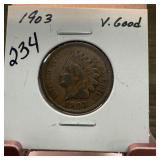 1903 INDIAN HEAD PENNY CENT