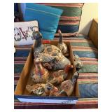 LARGE LOT OF VINTAGE MEXICAN POTTERY BIRDS