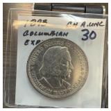 1893 COLUMBIAN EXPO SILVER HALF DOLLAR