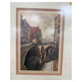 VINTAGE PRINT MALINES BELGIUM CARL VAN SIGEL