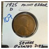 1925-WHEAT PENNY CENT