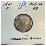 1941-D MERCURY SILVER DIME BETTER