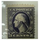 530 MINT OG T IV 1918 WASHINGTON STAMP SC OS PT6