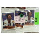 3PC 1993 KELLOGGS SEALED KAREEM ABDUL JABAR CARDS