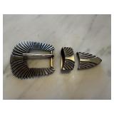 VINTAGE BELT BUCKLE SET