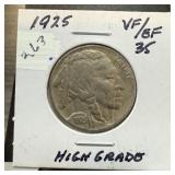 1925 BUFFALO NICKEL HIGH GRADE