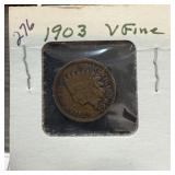 1903 INDIAN HEAD PENNY CENT