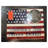 AMERICAS FIRST SILVER DOLLAR REPLICA