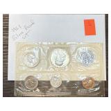 1961 PROOF SILVER COIN SET FRANKLIN HALF+