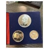 1976 3 COIN PROOF SILVER BICENTENNIAL COIN SET