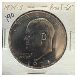 1974-S PROOF IKE DOLLAR