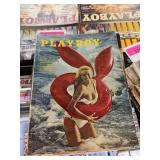 LOT OF VINTAGE PLAYBOY MAGAZINES 1972