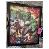 LARGE 3D AVENGERS WALL ART