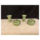 4 PIECES OF USA POTTERY
