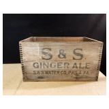 S&S GINGER ALE CRATE