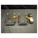 2 DEWALT TOOL HOLDERS AND BELT