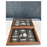 2 NAUTICAL SHADOW BOXES