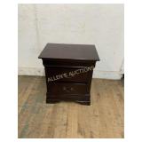 2 DRAWER WOODEN NIGHT STAND