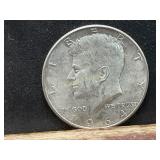 1964 KENNEDY SILVER HALF DOLLAR