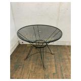 IRON ROUND PATIO TABLE