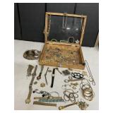 JEWELRY AND SHOWCASE METAL SMALL TRAY