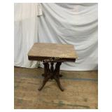 MARBLE TOP ACCENT TABLE