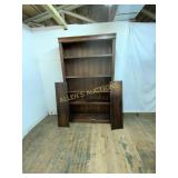 WOODEN 6 SHELF BOOK CASE