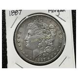 1887 MORGAN SILVER DOLLAR