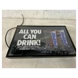 PEPSI ALL YOU CAN DRINK  SIGN