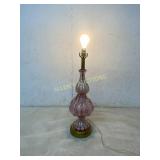 ORNATE PINK LAMP