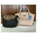 PINK ANNE KLEIN AND BLACK MARGOT PURSES WITH TAGS