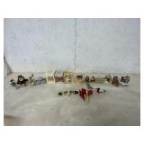 23 PIECES (CHRISTMAS ORNAMENTS STOCKING HANGERS