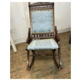 UPHOLSTERY FOLDING OKING CHAIR