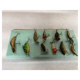 10 EARLY FISHING LURES