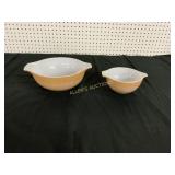 PYREX TAN WOODLAND CINDERELLA MIXING BOWLS