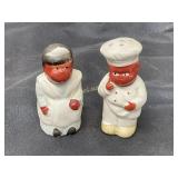 BLACK AMERICANA SALK AND PEPPER SHAKERS