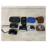 5 KODAK CAMERAS AND CASES