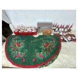 CHRISTMAS ORNAMENTS TREE SKIRT