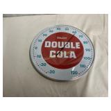 DOUBLE COLA GLASS FACE  THERMOMETER