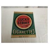 LUCKY STRIKE METAL SIGN