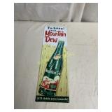 MOUNTAIN DEW METAL SIGN