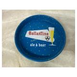 BALLANTINE ALE &BEER METAL SERVING TRAY