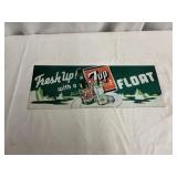 7 UP METAL SIGN