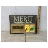 MERIT  LIGHTED SIGN