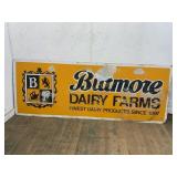 BILTMORE DAIRY FARMS METAL SIGN